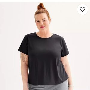 NWT Tek Gear Black Short Sleeve Women's Tee